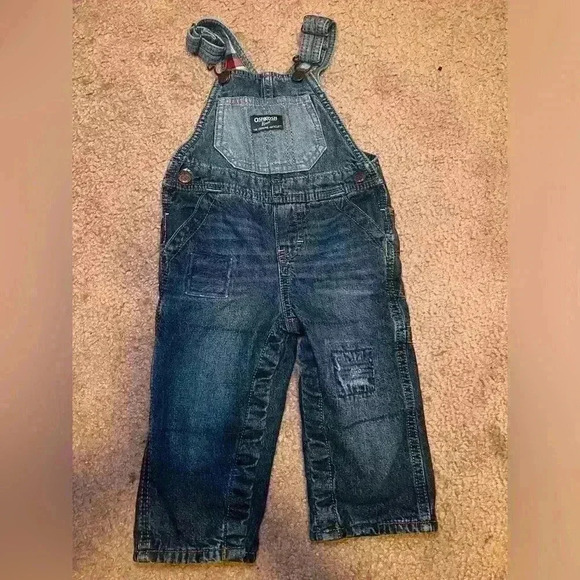 OshKosh B'gosh Other - Oshkosh Bgosh Cotton Lined 12 month overalls